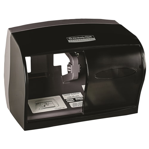 Kimberly-Clark IN-SIGHT® Coreless  Double Roll Toilet Paper Dispenser, Smoke Gray